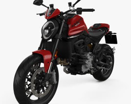 Ducati Monster Plus 2024 3D模型