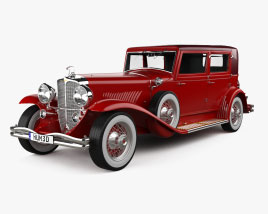 Duesenberg Model J Willoughby Limousine 1934 3D model