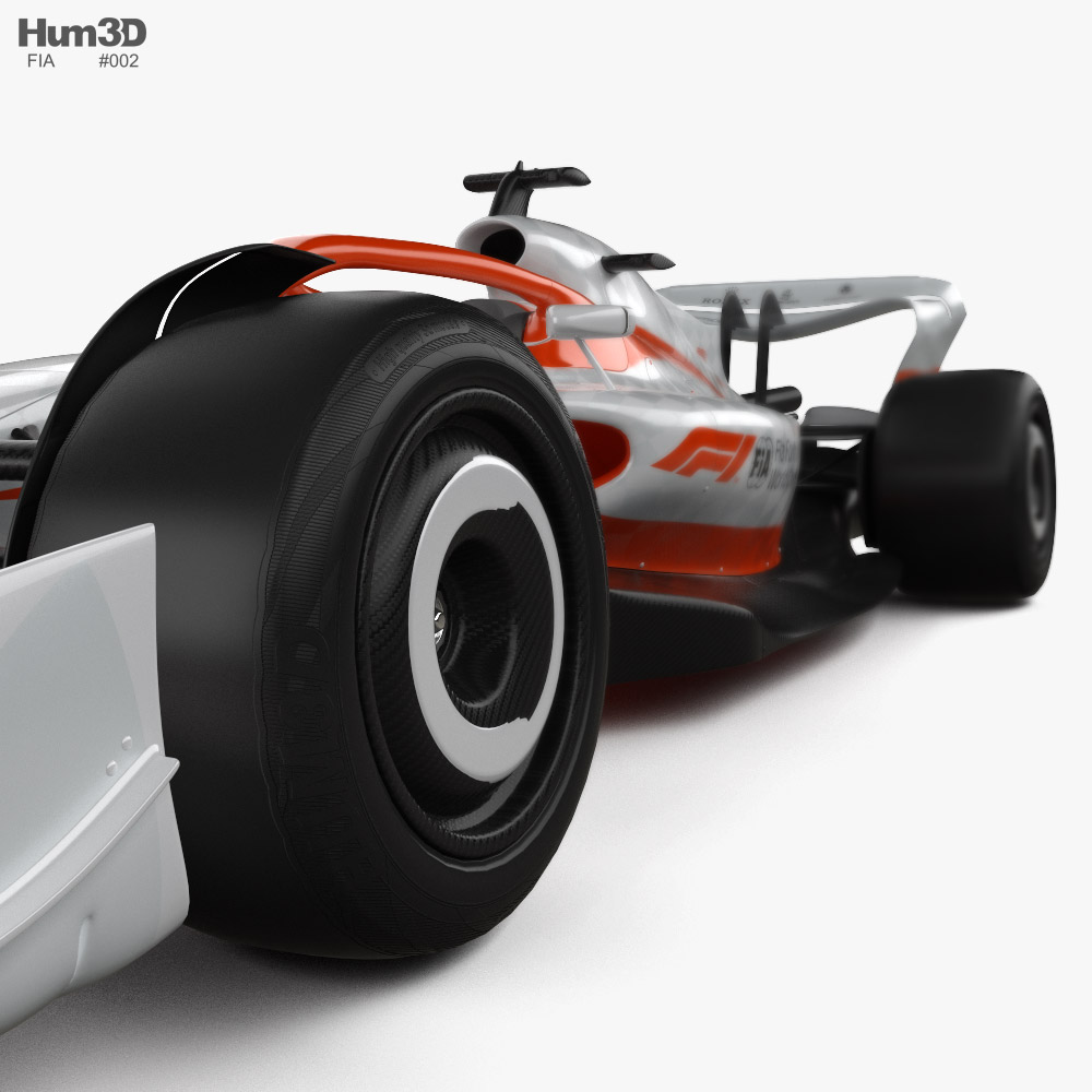 F1 2022 3D Model, 3D CAD Model Library