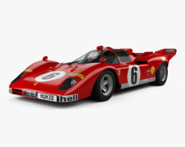 Ferrari 512 S 1970 3D model