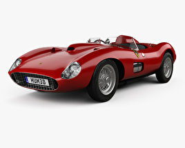 Ferrari 335 S Spider Scaglietti 1957 3D模型