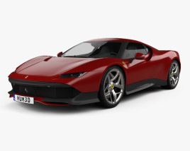 Ferrari SP38 2018 3D model