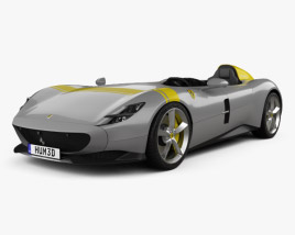 Ferrari Monza SP1 2018 3Dモデル