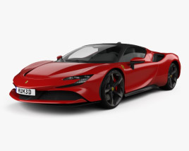 Ferrari SF90 Stradale 2020 3D 모델 