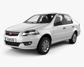 Fiat Siena 2015 3D模型