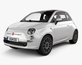 Fiat 500 C 2014 3D模型
