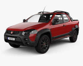 Fiat Strada Adventure CD Extreme 2018 Modello 3D