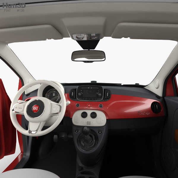 Fiat 500 interior  Fiat 500, Interni auto, Auto
