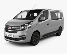 Fiat Talento Passenger Van 2018 3D模型