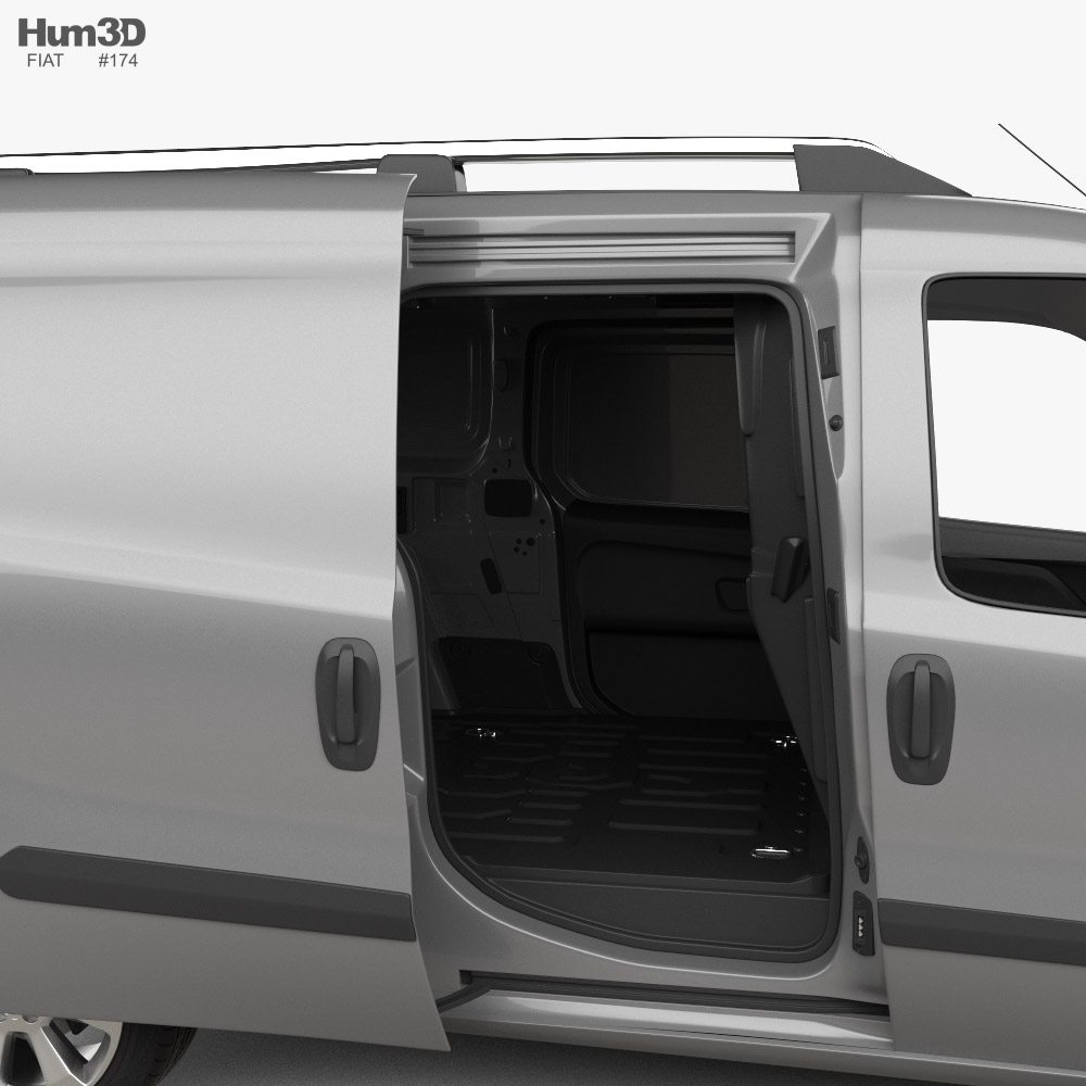 Fiat Doblo Cargo L2H1 with HQ interior 2018 3D model