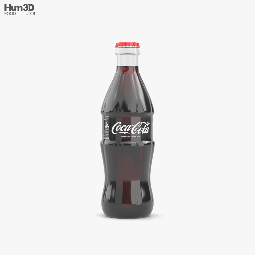 Coca-Cola Botella 2L Modelo 3D - Descargar Alimentos on
