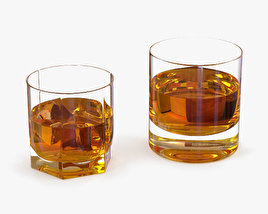 Whiskygläser 3D-Modell