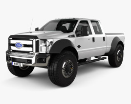 Ford F-554 Extreme Crew Cab pickup 2014 3D model