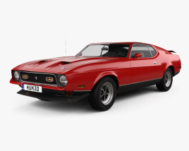Ford Mustang Mach 1 1971 3D 모델 