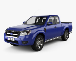Ford Ranger Extended Cab 2011 3D model
