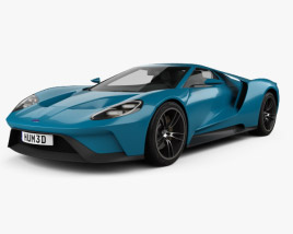 Ford GT 컨셉트 카 2017 3D 모델 