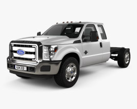 Ford F-450 Super Cab Chassis 2015 3D-Modell