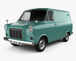 Ford Transit Panel Van 1965 3D модель