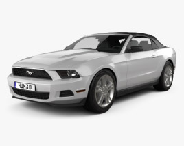 Ford Mustang V6 convertible 2013 3D model