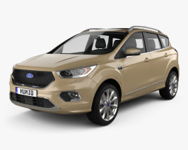 Ford Kuga Vignale 2019 3D 모델 