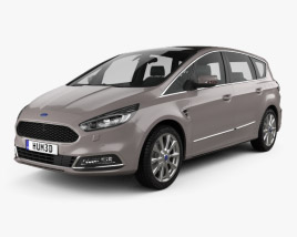 Ford S-Max Vignale 2019 3D 모델 