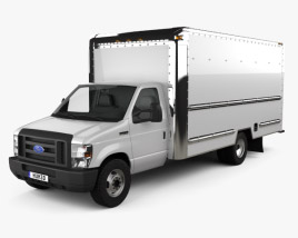 Ford E-350 箱式卡车 2020 3D模型