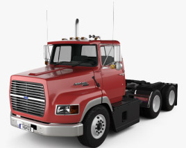 Ford Aeromax L9000 Day Cab Tractor Truck 1998 3D model