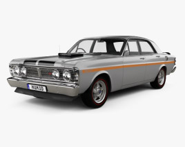 Ford Falcon GT-HO 1971 3D 모델 