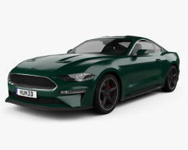 Ford Mustang Bullitt coupé 2021 Modèle 3D