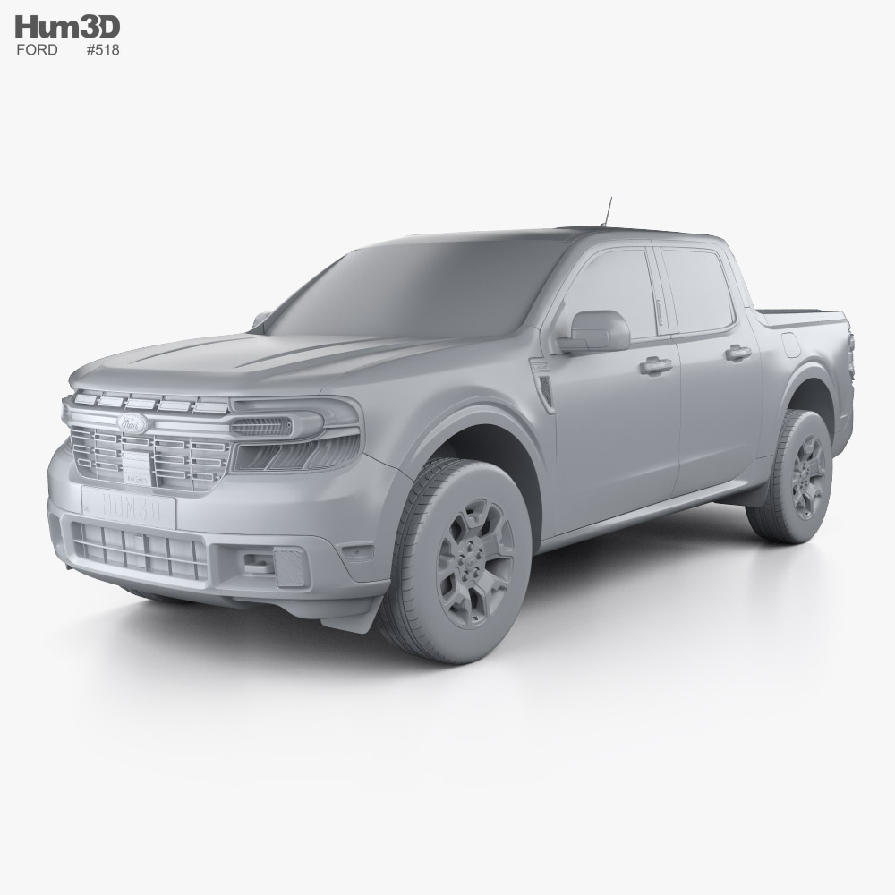 Ford Maverick Lariat 2024 3D model - Download Vehicles on