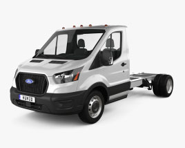 Ford Transit Chassis Cab L2 US-spec 2024 Modello 3D