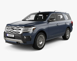Ford Expedition Platinum 2024 3D model