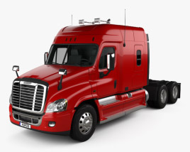 Freightliner Cascadia XT Tractor Truck 2016 3D model