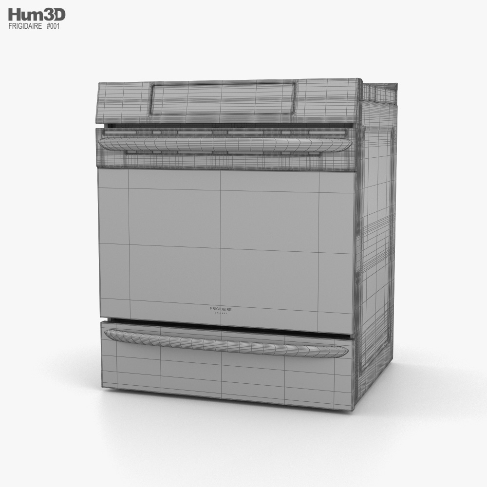 Frigidaire Kitchen Appliances Set 01 - 3D Model by Mehran1369