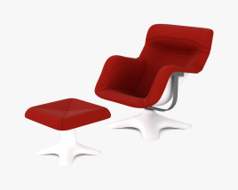 Artek Karuselli Cadeira de Lounge Modelo 3d