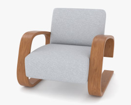Artek 400 扶手椅 3D模型