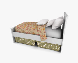 Ashley Sandhill Panel bed 3D модель
