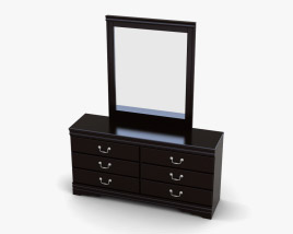 Ashley Huey Vineyard Dresser & mirror 3D model