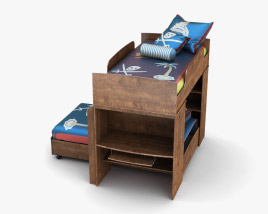 Ashley Alexander Youth Loft 침대 3D 모델 