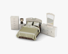 Ashley Havianna Panel bedroom set 3D модель