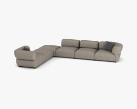 B and B Butterfly Sofa 3D model