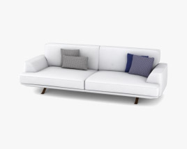 Bonaldo Slab Plus 沙发 3D模型