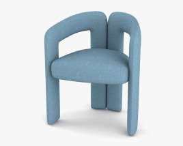 Cassina Dudet Chaise Modèle 3D