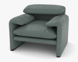 Cassina Maralunga Lounge chair Modelo 3D