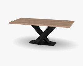 Cattelan Stratos Wood テーブル 3Dモデル