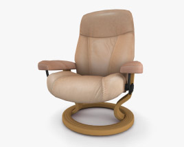 Ekornes Diplomat 扶手椅 3D模型