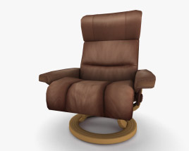 Ekornes Memphis 肘掛け椅子 3Dモデル