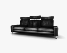 Ekornes Space High-Back Трехместный диван 3D модель