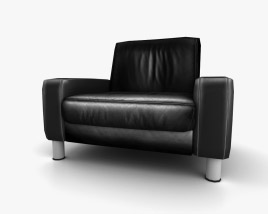 Ekornes Space 扶手椅 Low-Back 3D模型