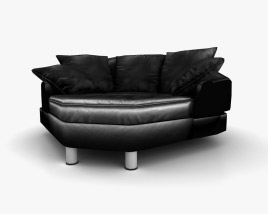 Ekornes Space Big Corner sofa 3D model